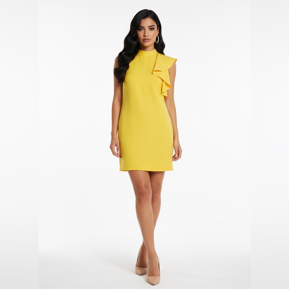 Trina Turk Vibrant Yellow Mini Dress